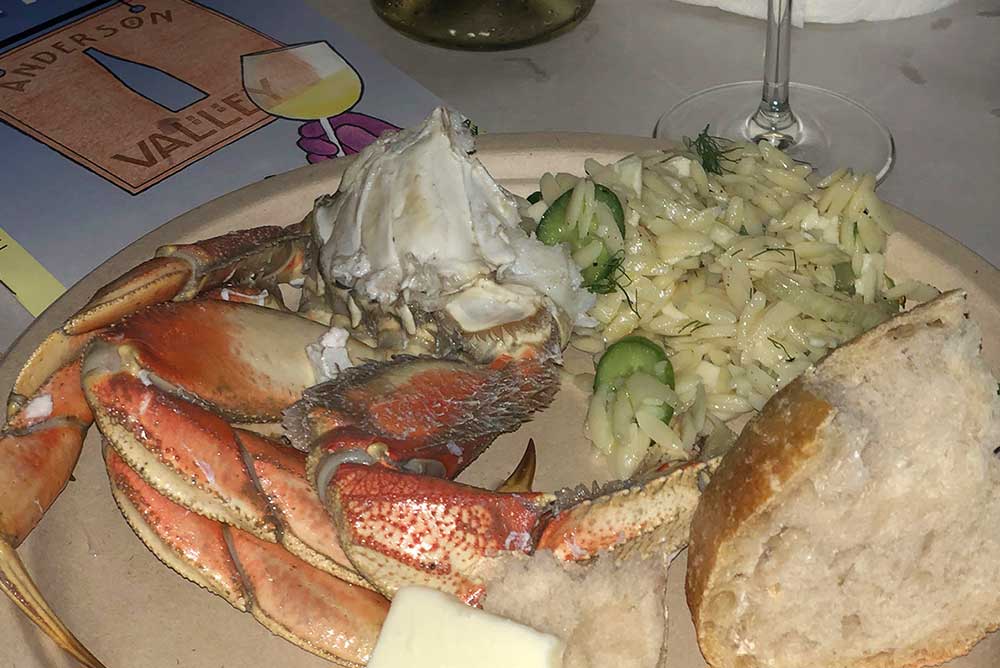 Crab & White Wine Pairing