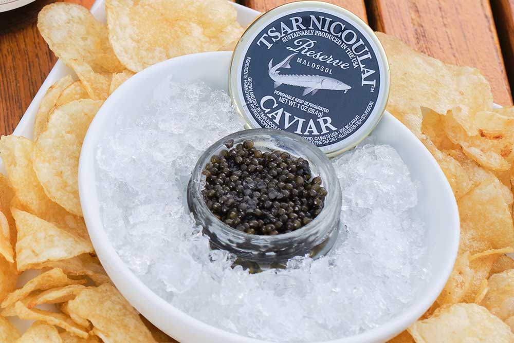 Tsar Nicoulai Caviar Pairing